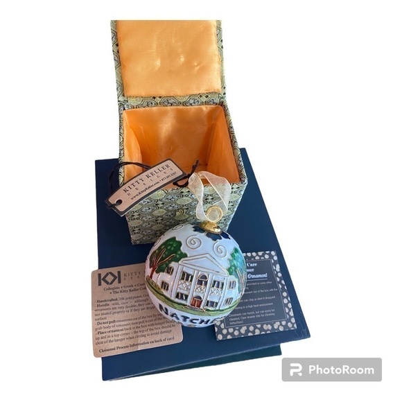 Christmas Gold Plated Ornament: NATCHEZ, MS. MONMOUTH HISTORIC INN - Picture 7 of 15